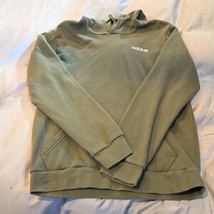 Adidas hoodie in army green